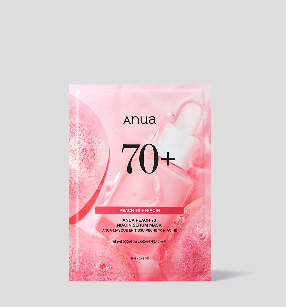 Anua「桃70ナイアシンシートマスク」の商品画像