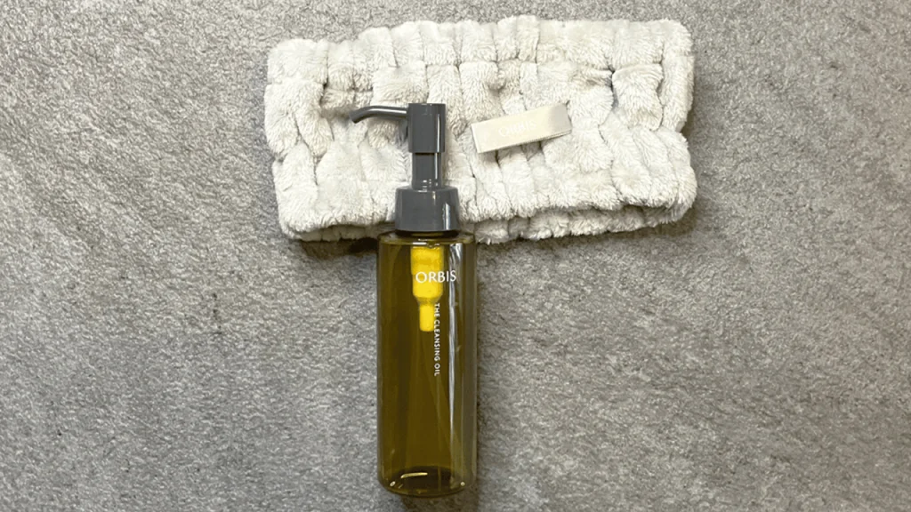 オルビス ザ クレンジング オイルと特典でついてくるヘアバンド